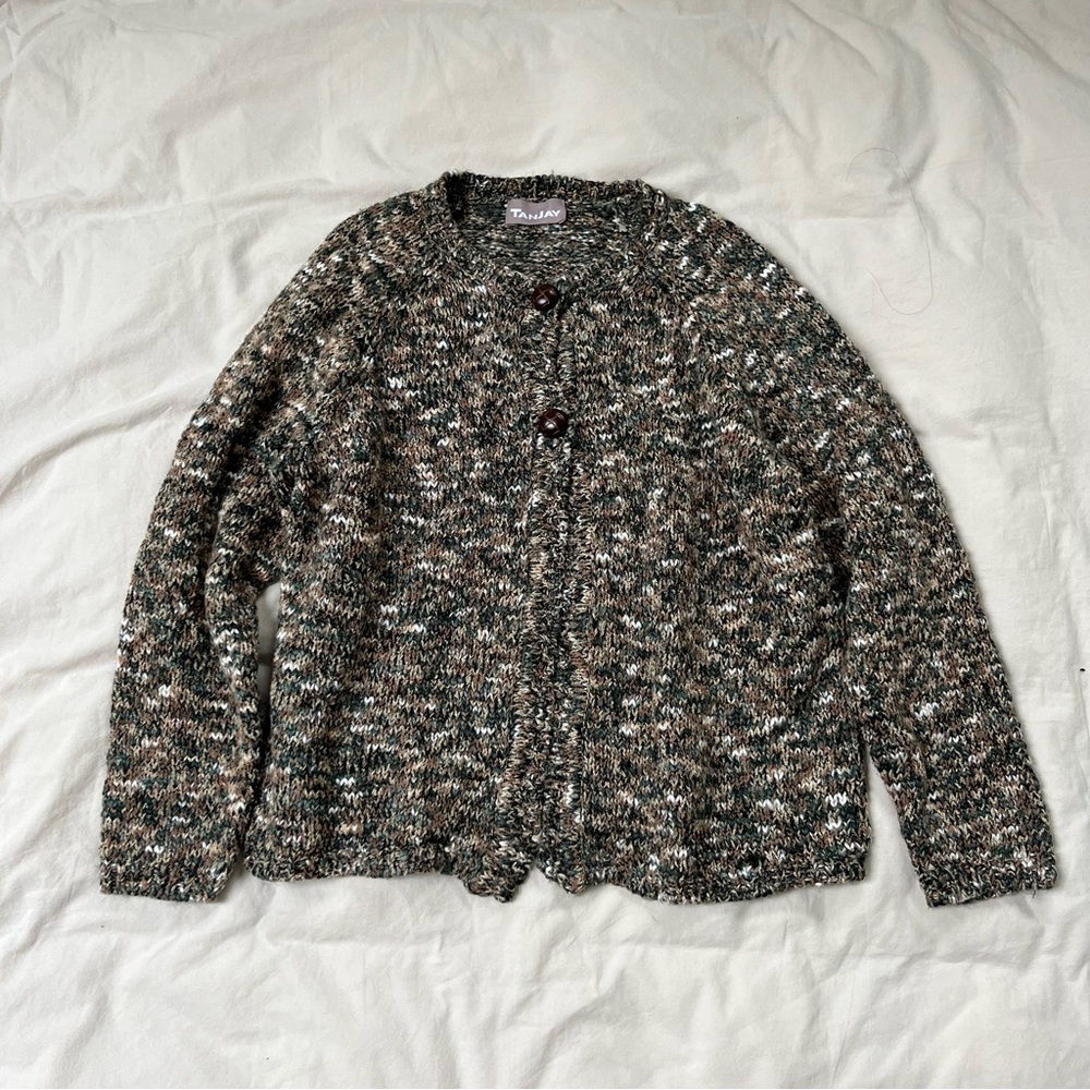Women’s Tanjay Green Knit‎ Cardigan